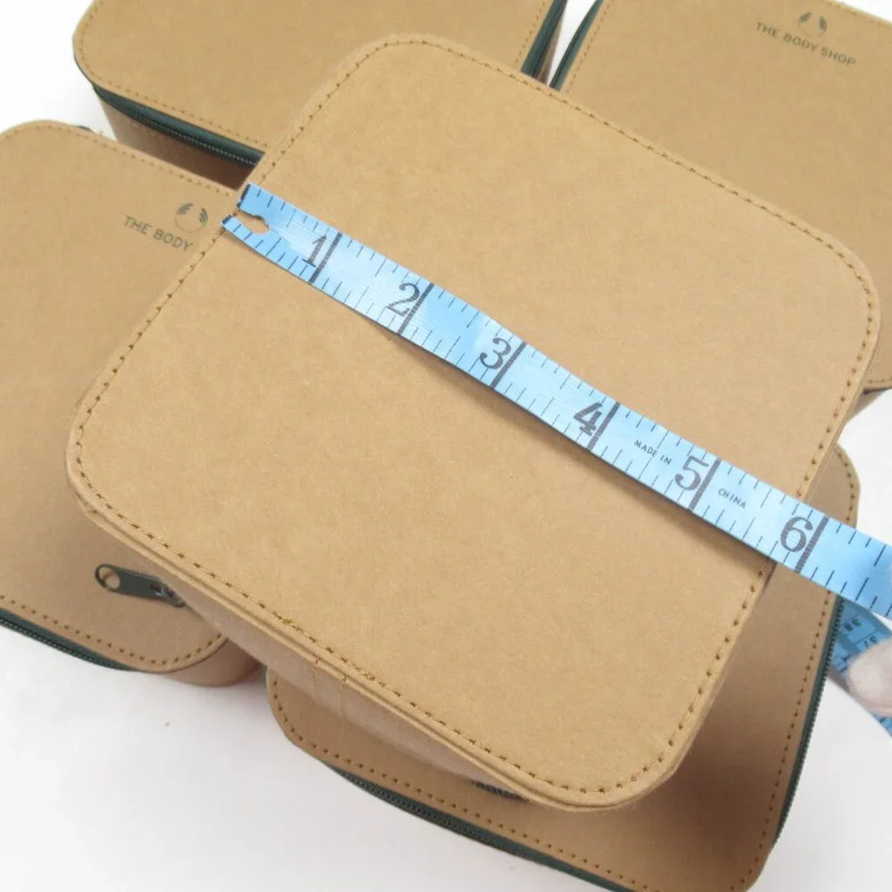 2x The Body Shop Zippered Paper Storage Boxes